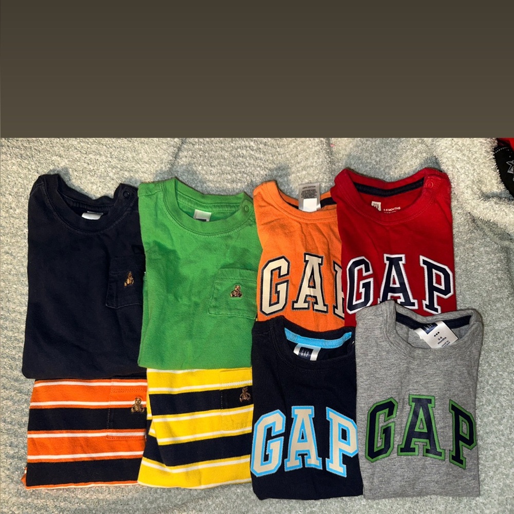 GAP Infant Vibrant Short Sleeve Onesie Collection